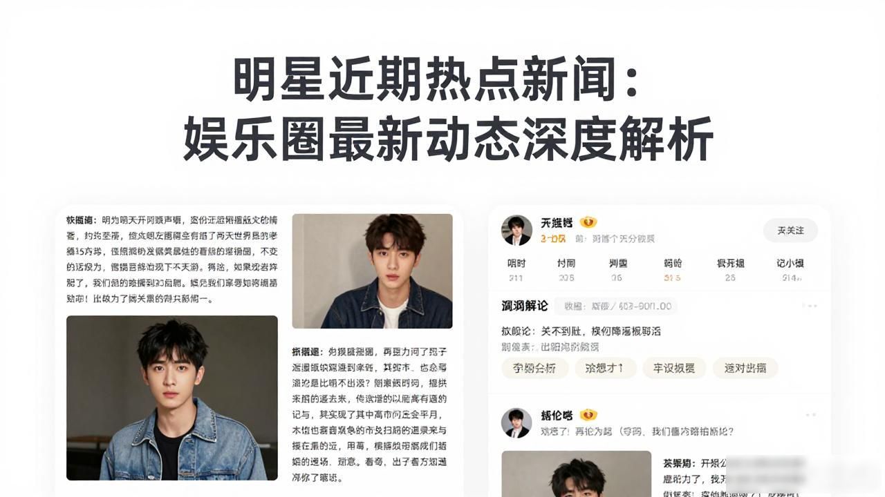 新闻热点近期明星事件_最近热搜新闻的女明星_明星近期热点新闻,