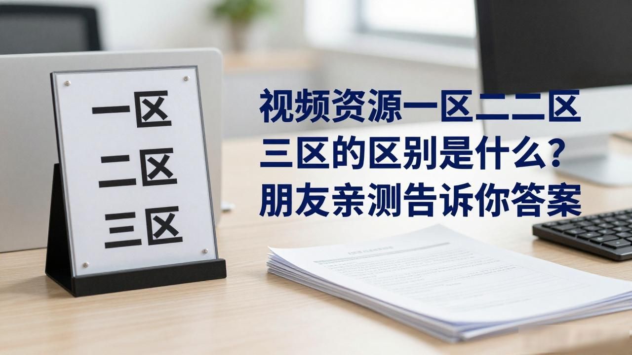 视频资源一区二区三区的区别是什么？朋友亲测告诉你答案