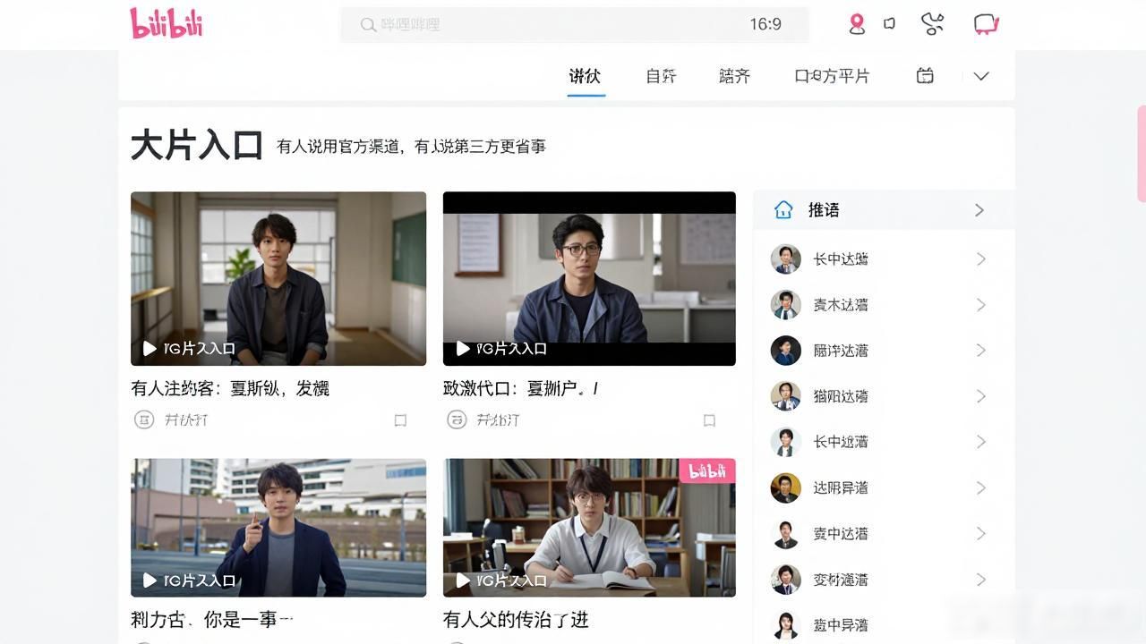 日本b站看大片入口在哪？朋友亲测后终于找到了！