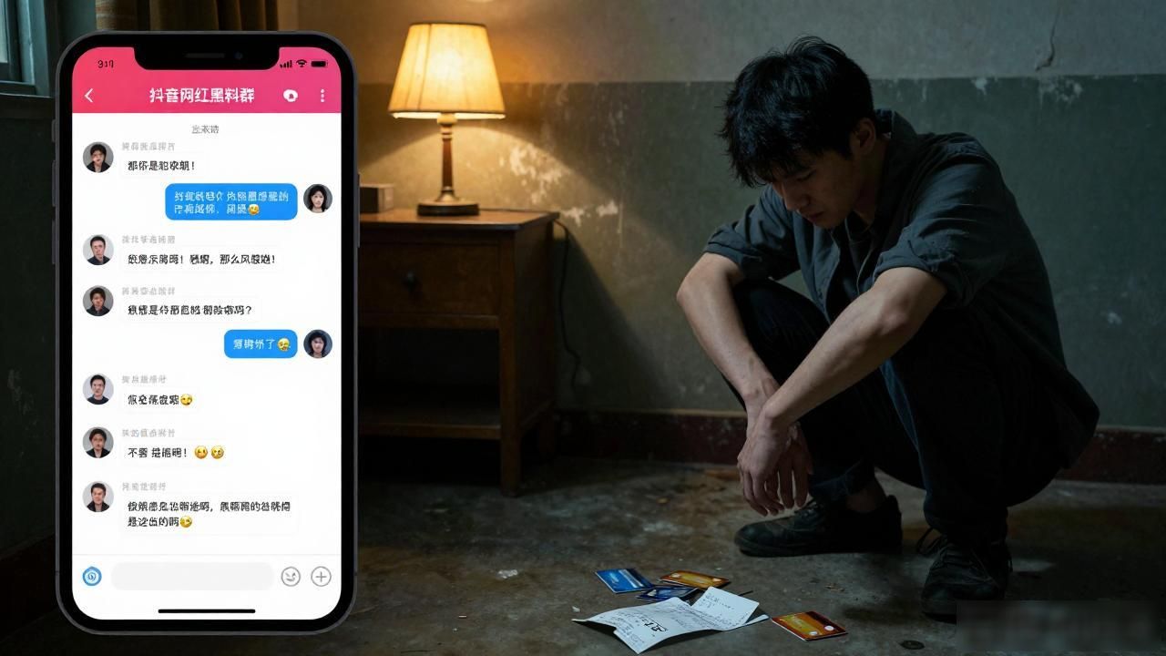 抖音我依然看着你_抖音红黑粉游戏_看抖音网红黑料的qq群号是多少,