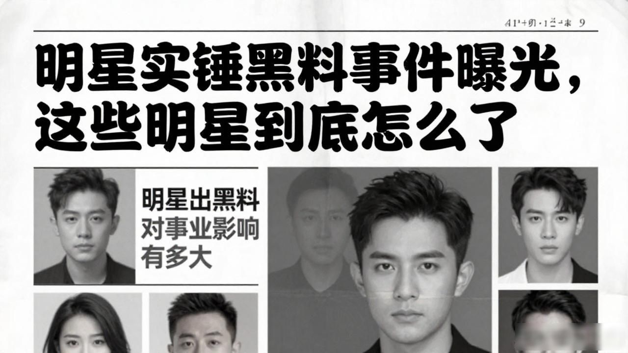 有哪个明星被爆出实锤黑料,_明星黑料翻车真相揭秘_明星黑料曝光后后果是什么